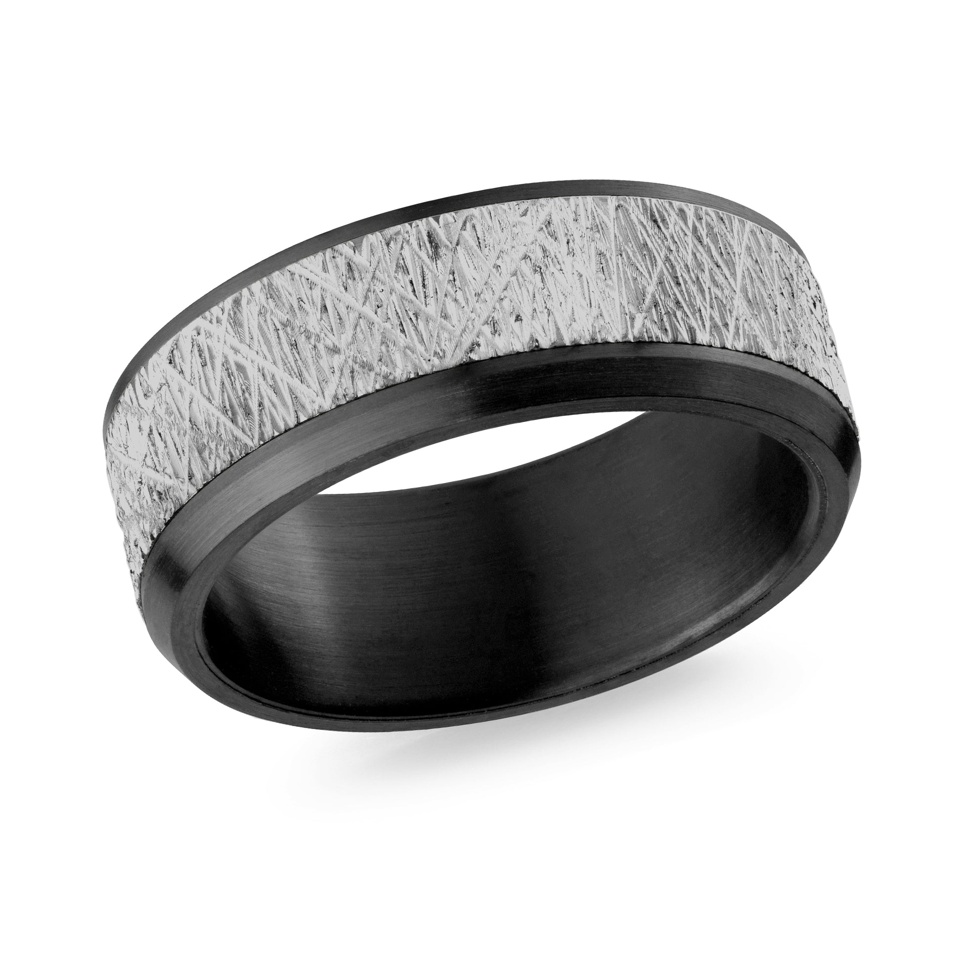 Carbon Fiber + Gold Wedding Band