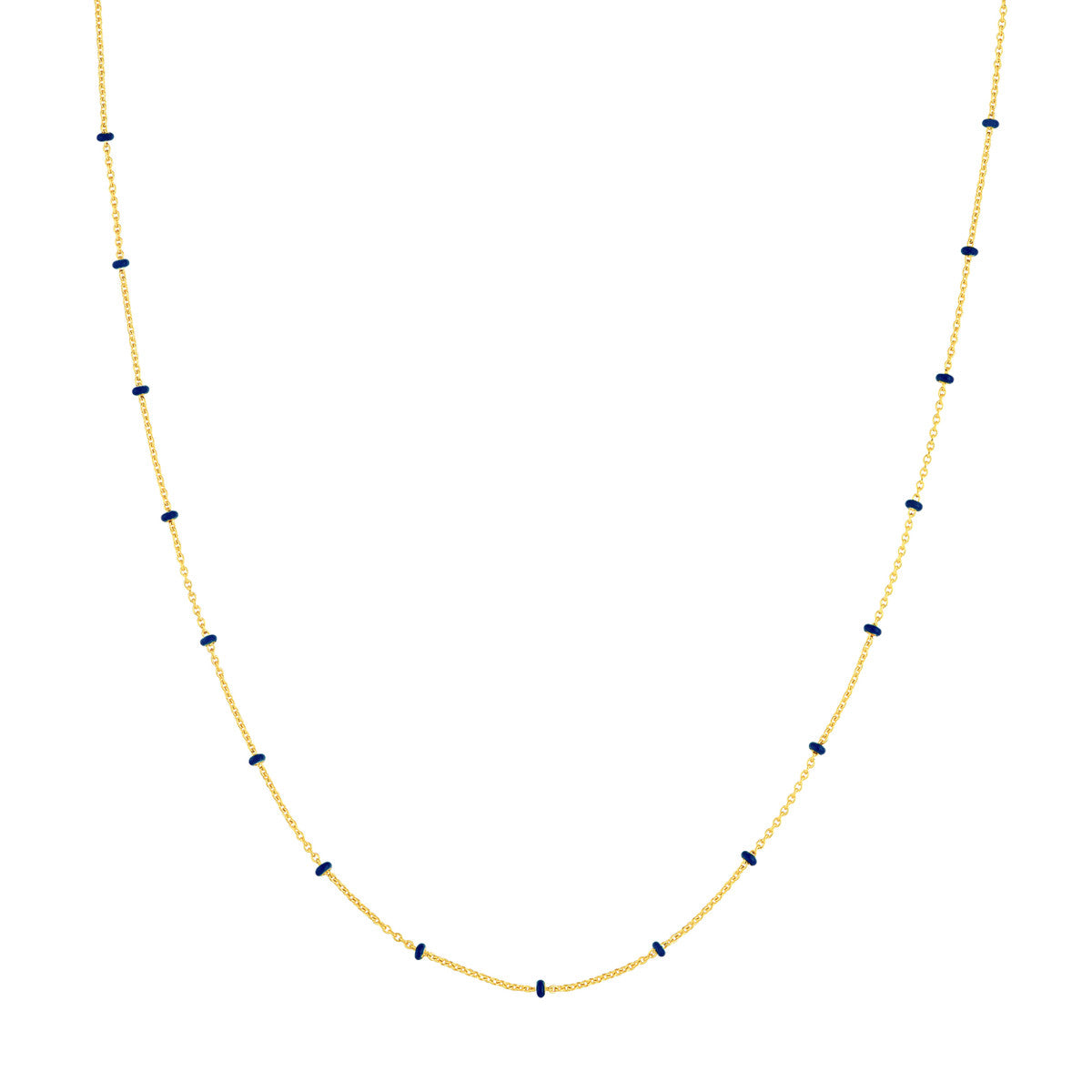 Enamel Bead Saturn Chain