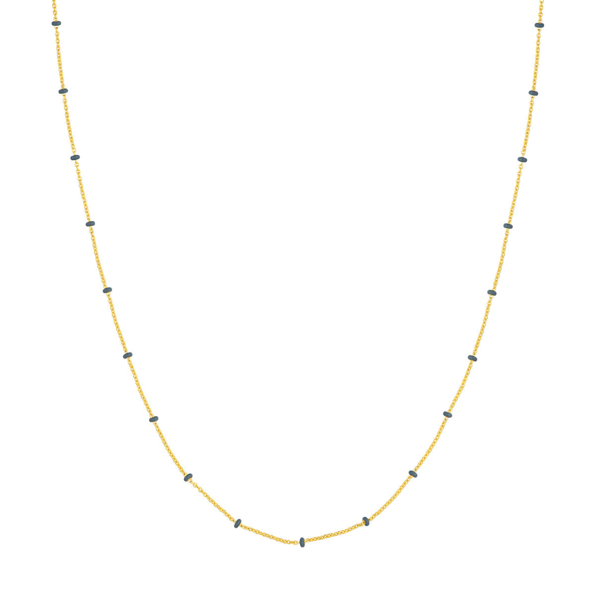 Enamel Bead Saturn Chain