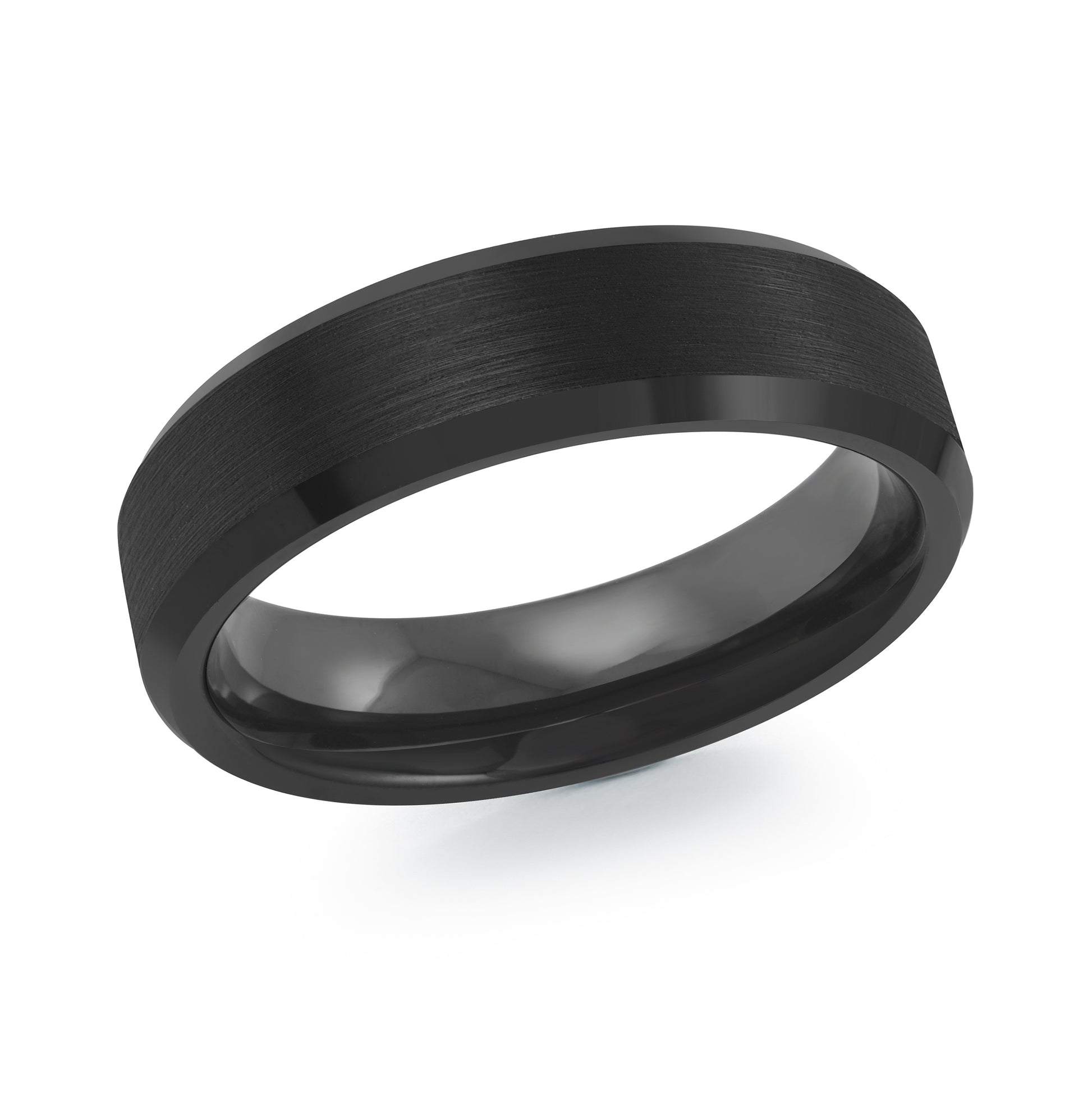 Black Tungsten Wedding Band