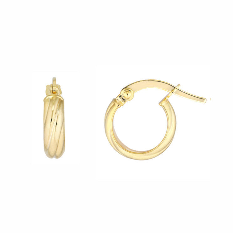 Mini Twisted Hoops