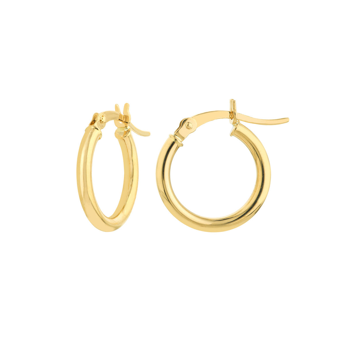 Polished Hoop Earrings
