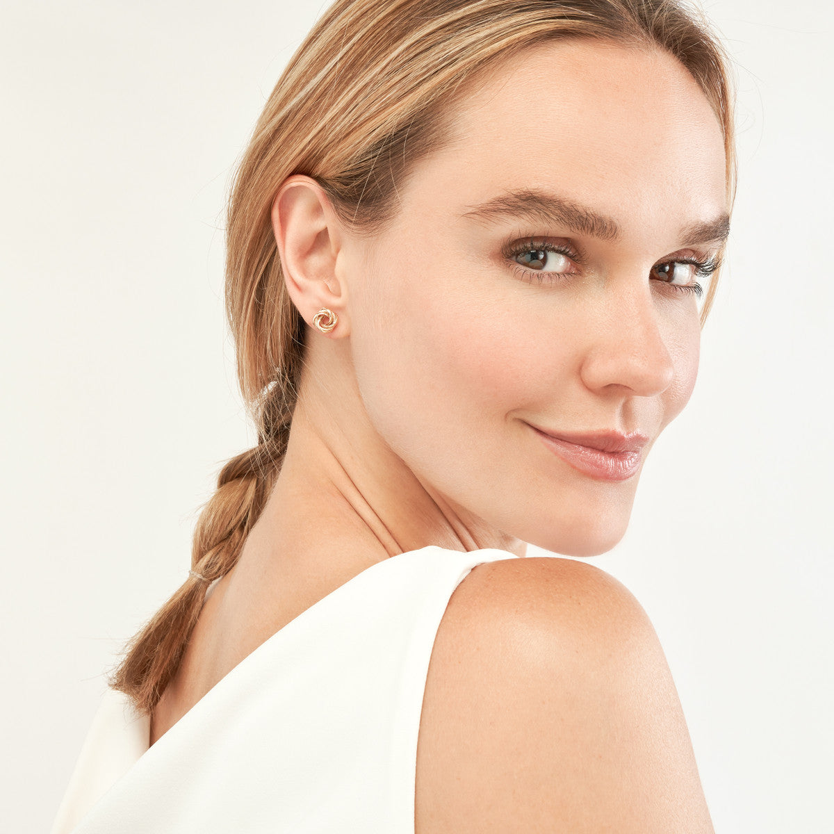 Love Knot Stud Earrings