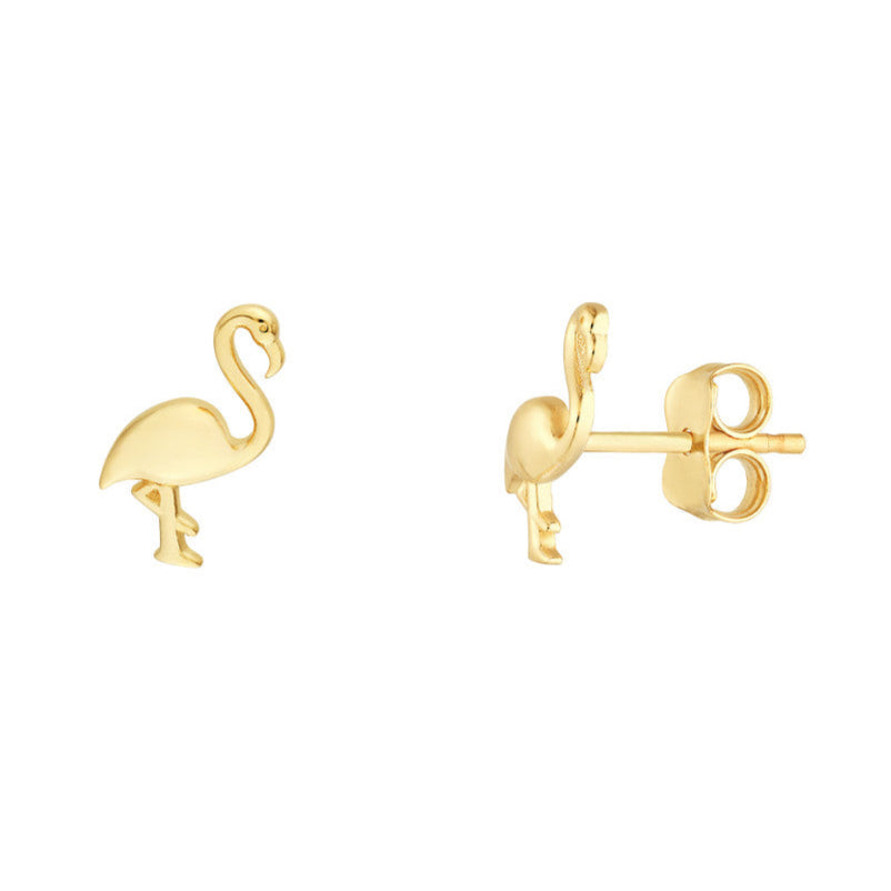 Flamingo Stud Earrings