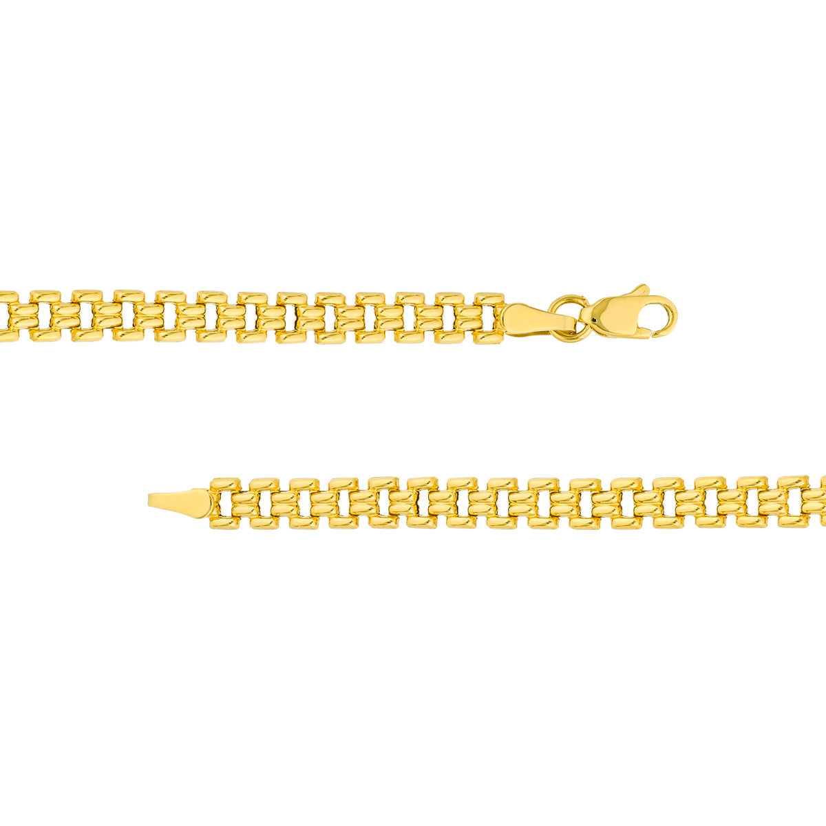 Polished Railroad Link Chain