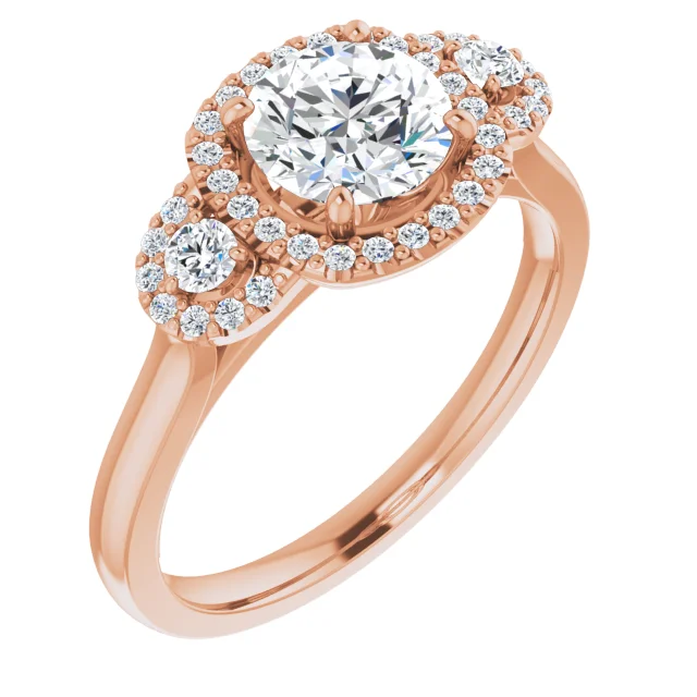 Halo Engagement Ring