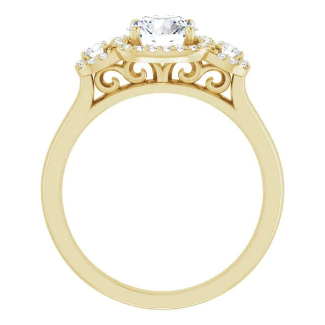 Halo Engagement Ring