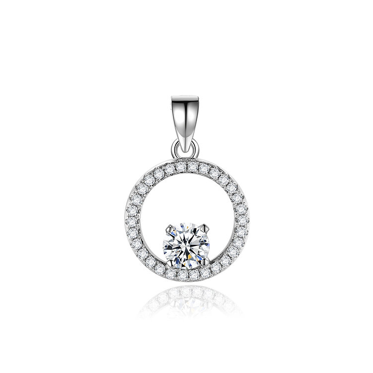 Sterling Silver Cubic Zirconia Pendant