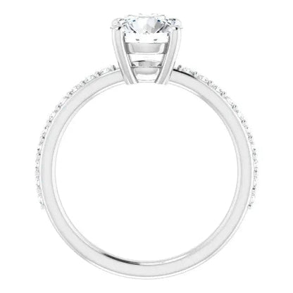 Charles & Colvard Moissanite Solitaire Ring - Biggar Diamonds