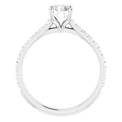 Charles & Colvard Moissanite Solitaire Ring - Biggar Diamonds