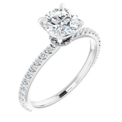 Charles & Colvard Moissanite Solitaire Ring - Biggar Diamonds