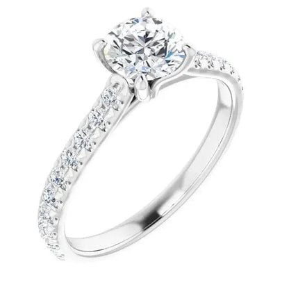 Charles & Colvard Moissanite Solitaire Ring - Biggar Diamonds