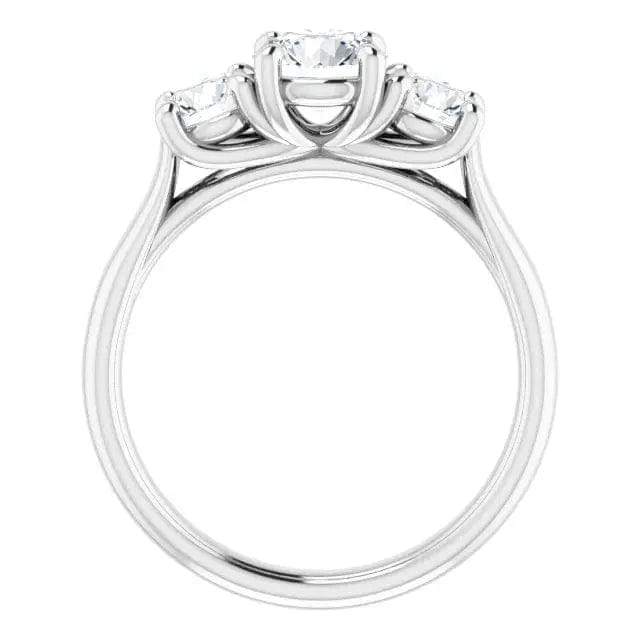 Charles & Colvard Moissanite Trinity Ring - Biggar Diamonds