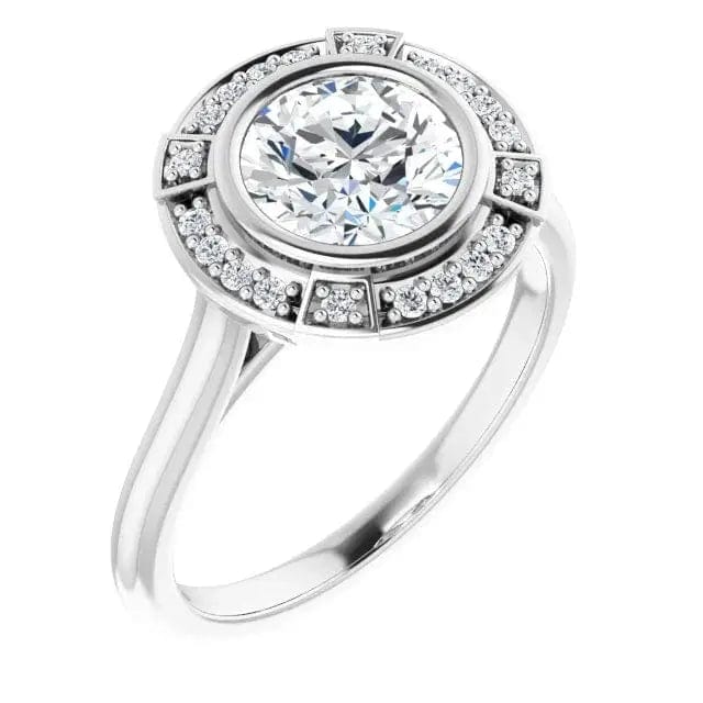 Diamond Halo Semi-Mount - Biggar Diamonds