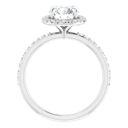 Diamond Halo Semi-Mount - Biggar Diamonds