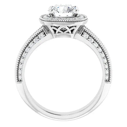 Diamond Halo Semi-Mount - Biggar Diamonds