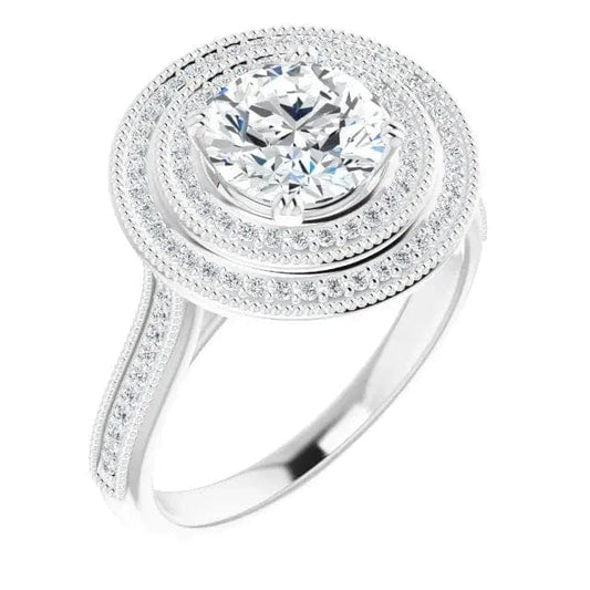 Diamond Halo Semi-Mount - Biggar Diamonds