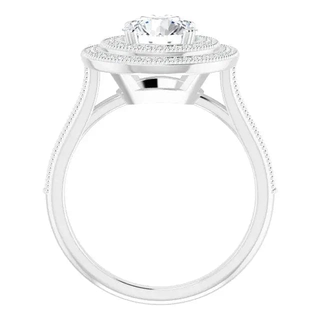 Diamond Halo Semi-Mount - Biggar Diamonds