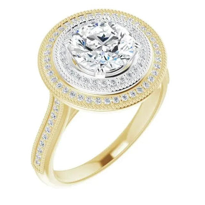 Diamond Halo Semi-Mount - Biggar Diamonds