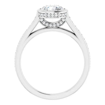 Diamond Halo Semi-Mount - Biggar Diamonds