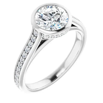 Diamond Halo Semi-Mount - Biggar Diamonds