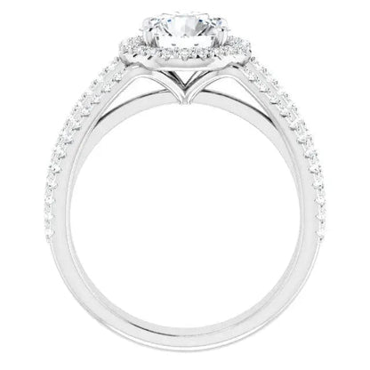 Diamond Halo Semi-Mount - Biggar Diamonds