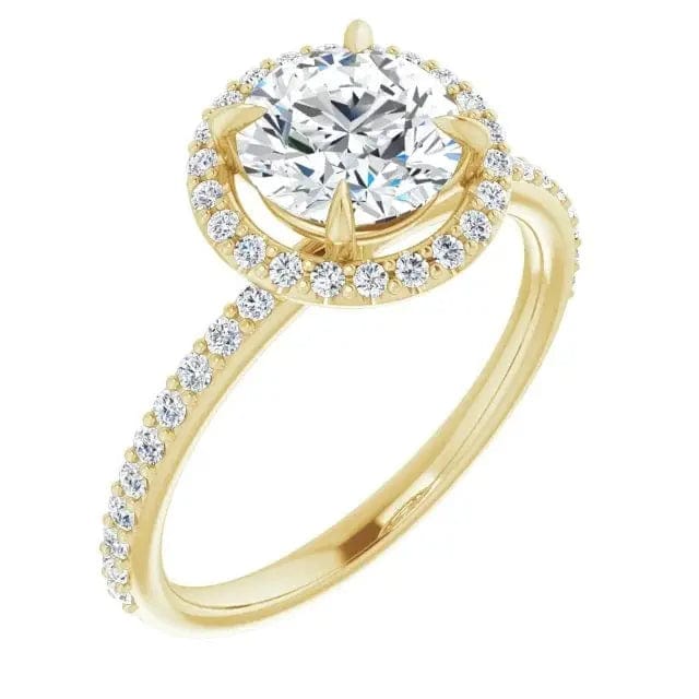 Diamond Halo Semi-Mount - Biggar Diamonds