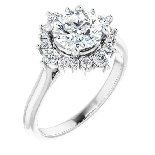 Diamond Halo Semi-Mount - Biggar Diamonds