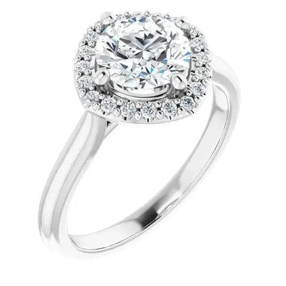 Diamond Halo Semi-Mount - Biggar Diamonds