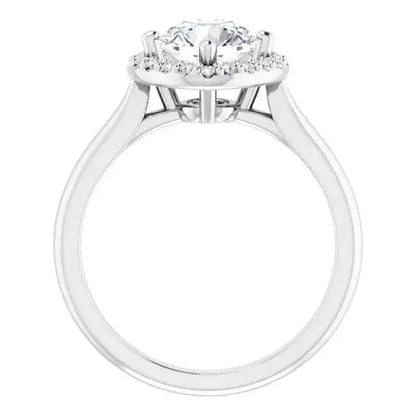 Diamond Halo Semi-Mount - Biggar Diamonds