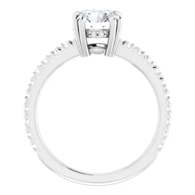 Diamond Solitaire Semi-Mount - Biggar Diamonds