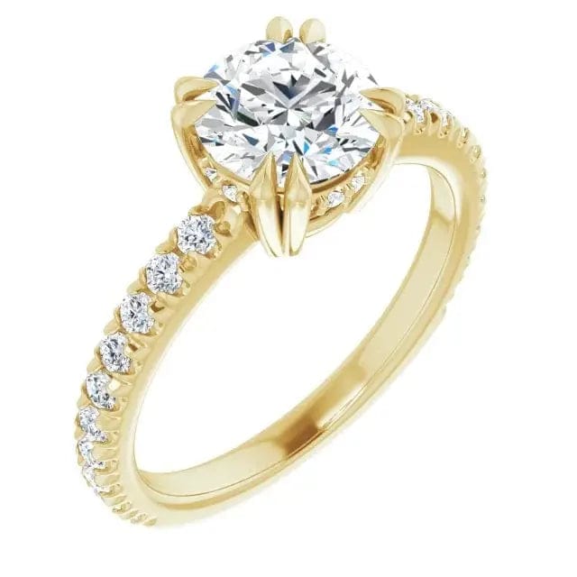 Diamond Solitaire Semi-Mount - Biggar Diamonds