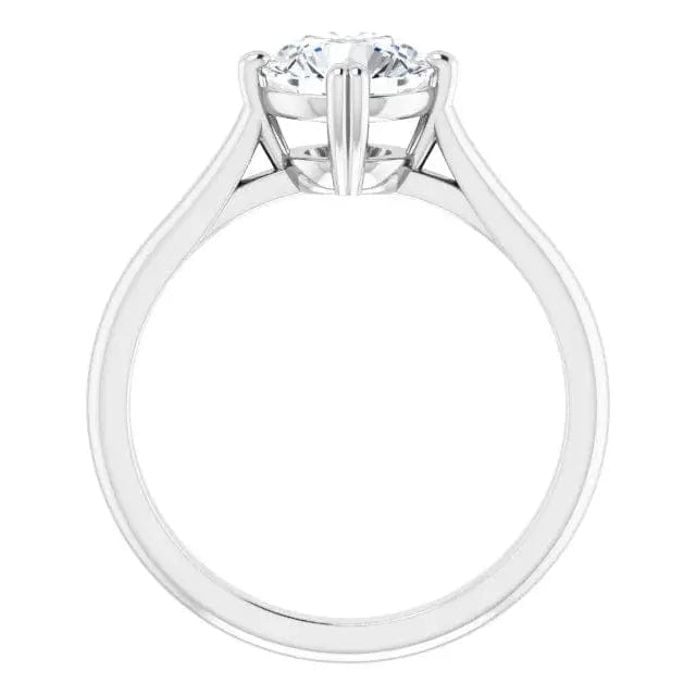 Diamond Solitaire Semi-Mount - Biggar Diamonds