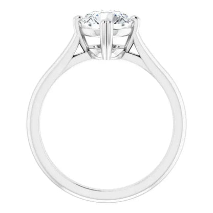 Diamond Solitaire Semi-Mount - Biggar Diamonds