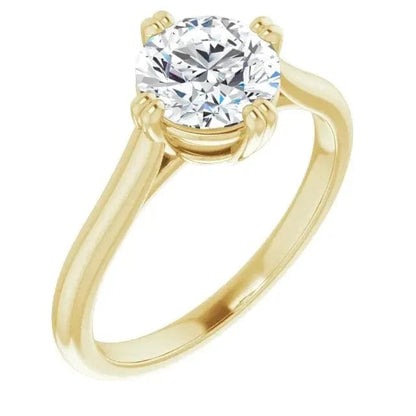 Diamond Solitaire Semi-Mount - Biggar Diamonds