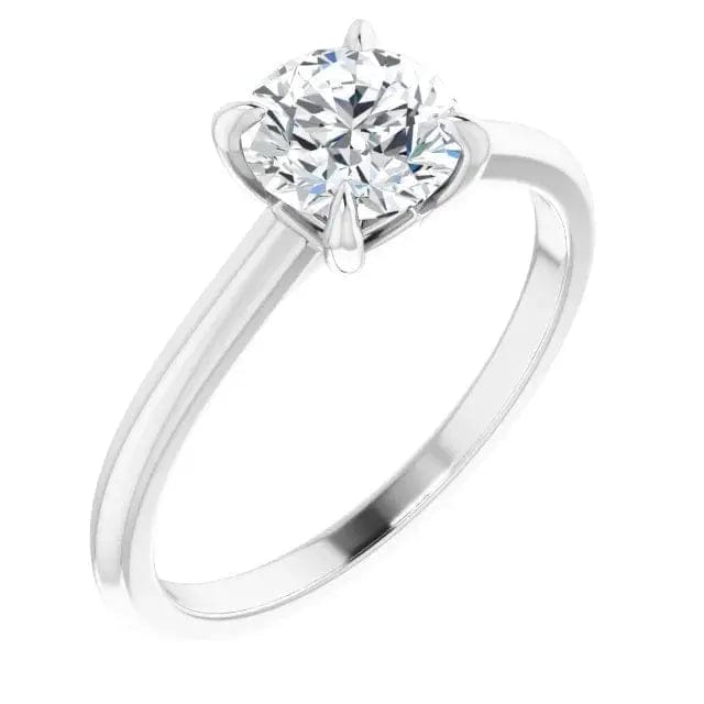 Diamond Solitaire Semi-Mount - Biggar Diamonds