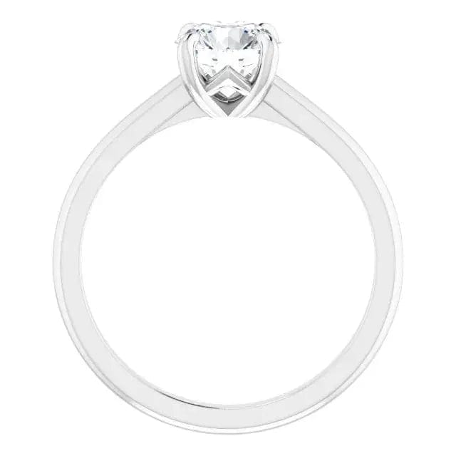 Diamond Solitaire Semi-Mount - Biggar Diamonds