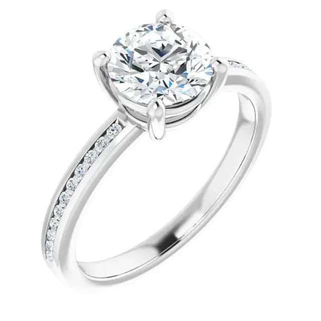 Diamond Solitaire Semi-Mount - Biggar Diamonds