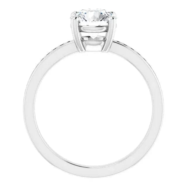 Diamond Solitaire Semi-Mount - Biggar Diamonds