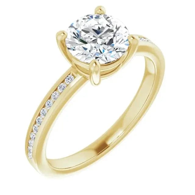 Diamond Solitaire Semi-Mount - Biggar Diamonds