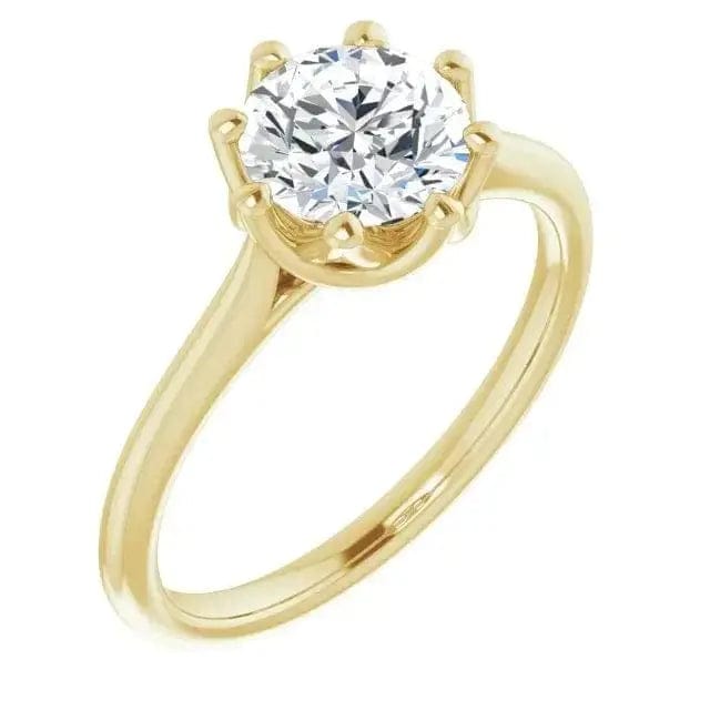 Diamond Solitaire Semi-Mount - Biggar Diamonds