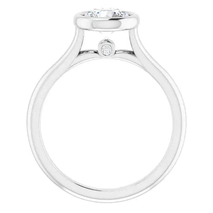 Diamond Solitaire Semi-Mount - Biggar Diamonds