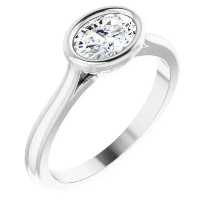 Diamond Solitaire Semi-Mount - Biggar Diamonds