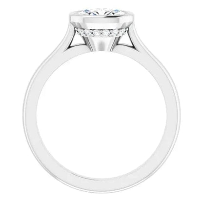 Diamond Solitaire Semi-Mount - Biggar Diamonds