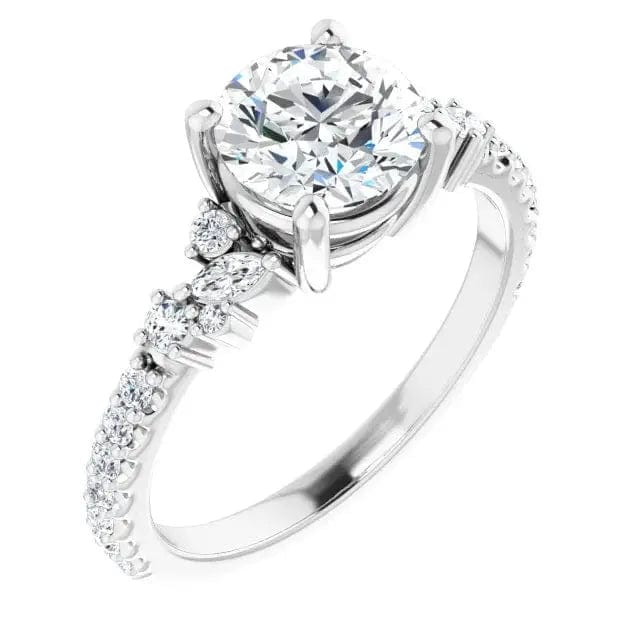 Diamond Solitaire Semi-Mount - Biggar Diamonds