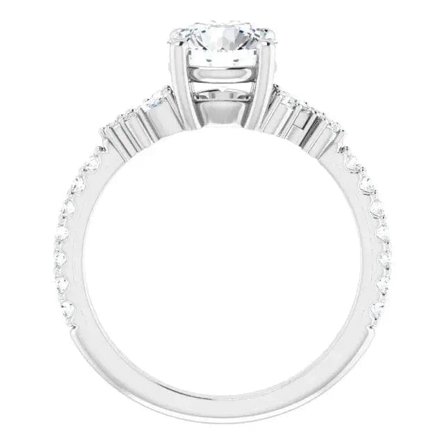 Diamond Solitaire Semi-Mount - Biggar Diamonds