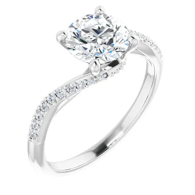 Diamond Solitaire Semi-Mount - Biggar Diamonds