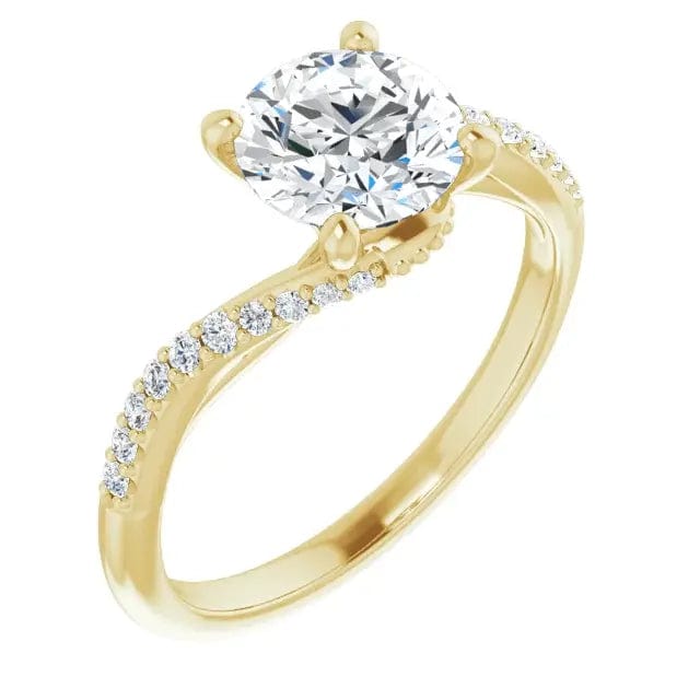 Diamond Solitaire Semi-Mount - Biggar Diamonds