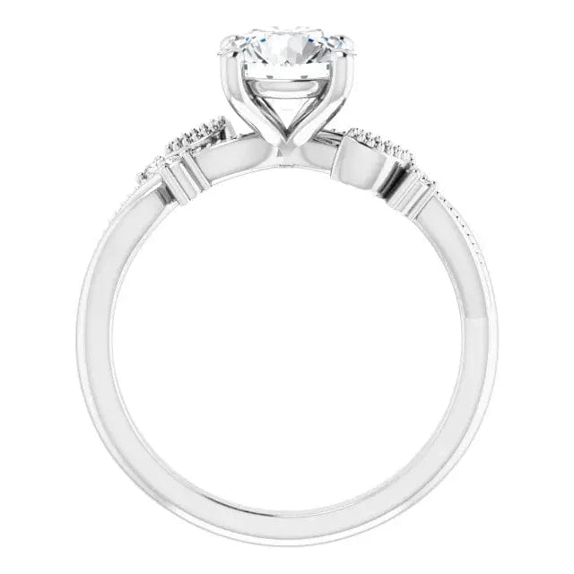 Diamond Solitaire Semi-Mount - Biggar Diamonds