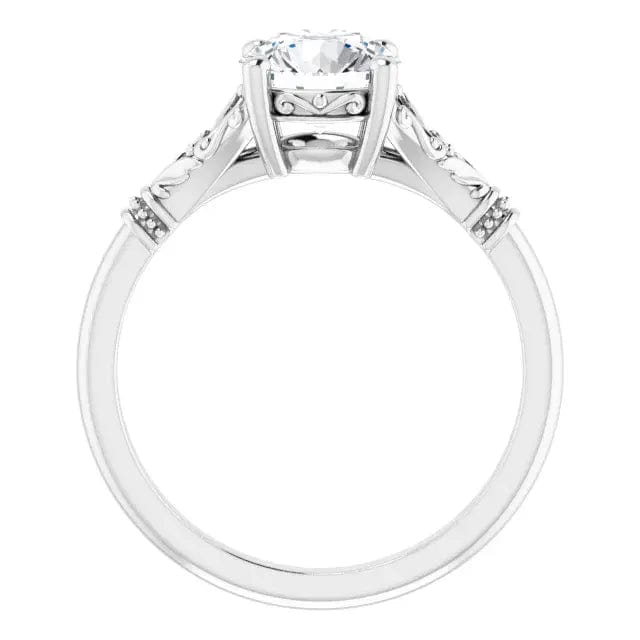 Diamond Solitaire Semi-Mount - Biggar Diamonds